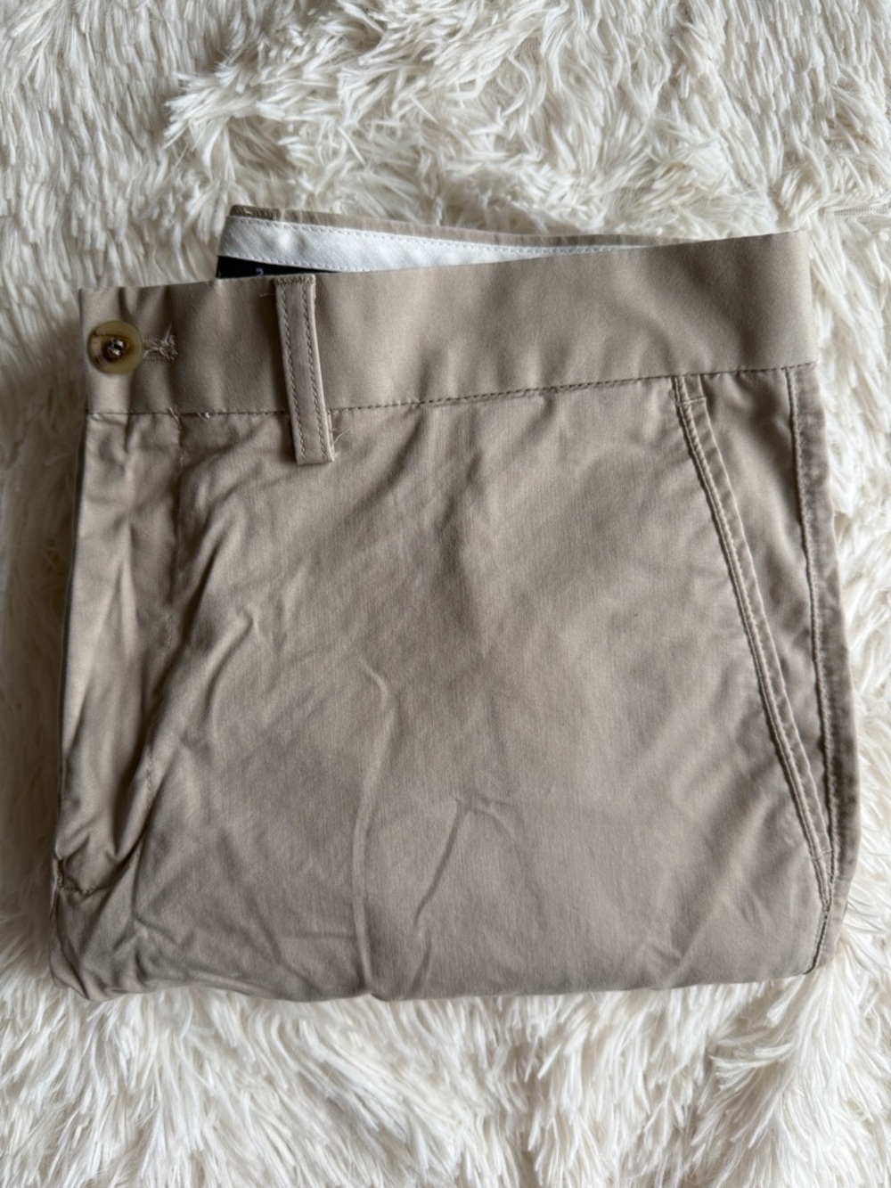 TailorByrd Slim Chinos in Light Taupe